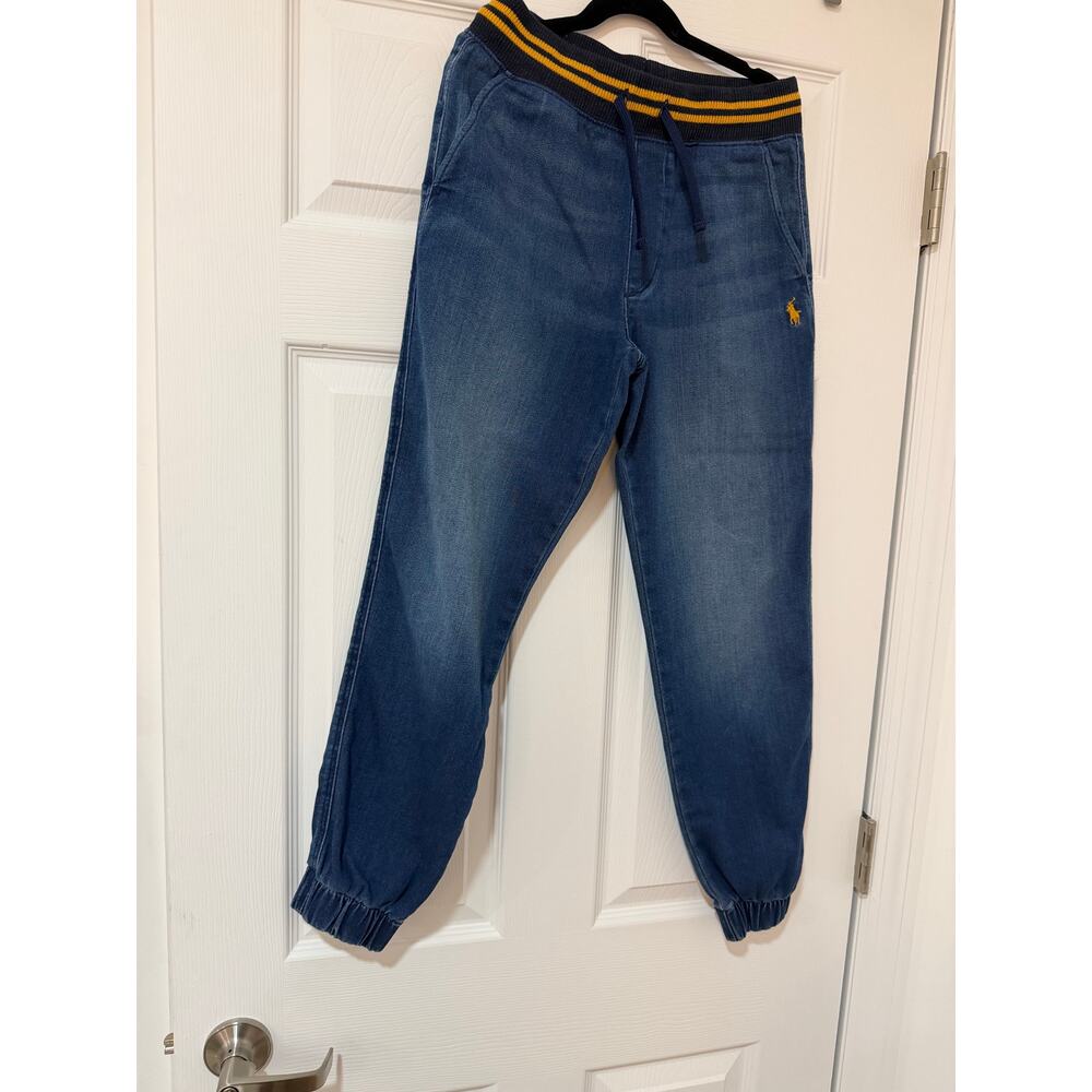 Polo Ralph Lauren - Big Boys - Denim Joggers Jeans Pants - Size Large 12/14